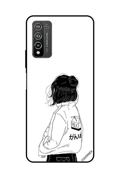 Covernex Protective Case Cover For Honor 10X Lite Girl Think Very Deep
