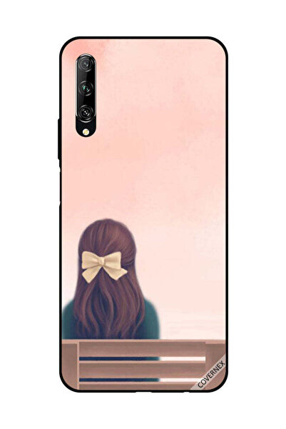 Covernex غطاء حماية لهاتف هواوي Y9S - فتاة جميلة على مقعد