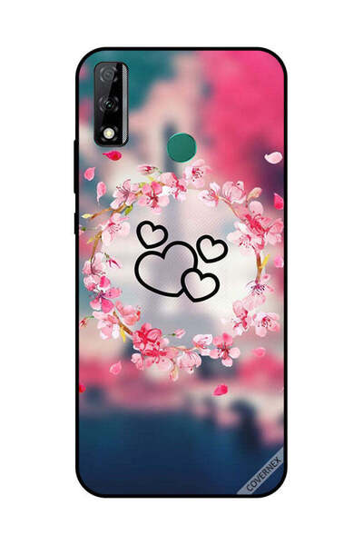 Covernex غطاء حماية لهاتف هواوي Y8S قلوب سوداء