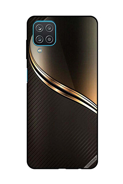 Covernex غطاء حماية لهاتف سامسونج جالاكسي A12/M12 بنمط ذهبي داكن