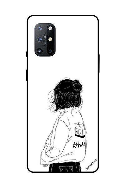 Covernex غطاء حماية لهاتف OnePlus 8T فتاة تفكر بعمق كبير