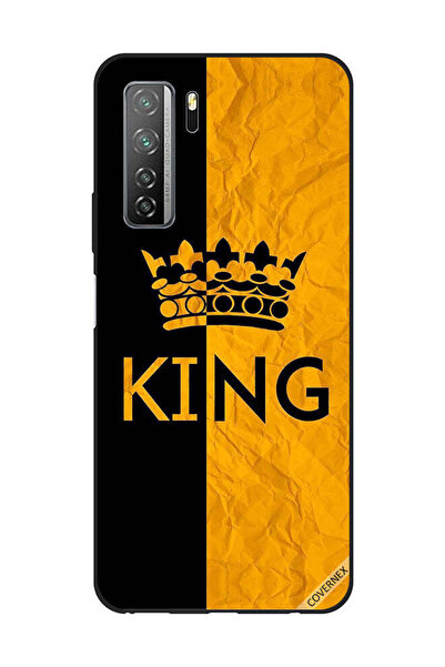 Covernex غطاء حماية لهاتف هواوي نوفا 7SE/P40 لايت 5G - أسود وأصفر