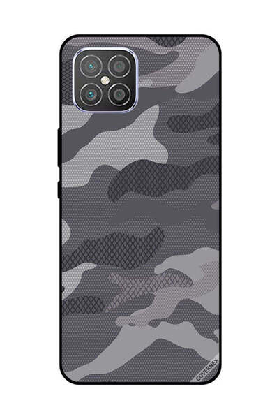 Covernex Protective Case Cover For Huawei Nova 8 SE Grey Camouflage Pattern