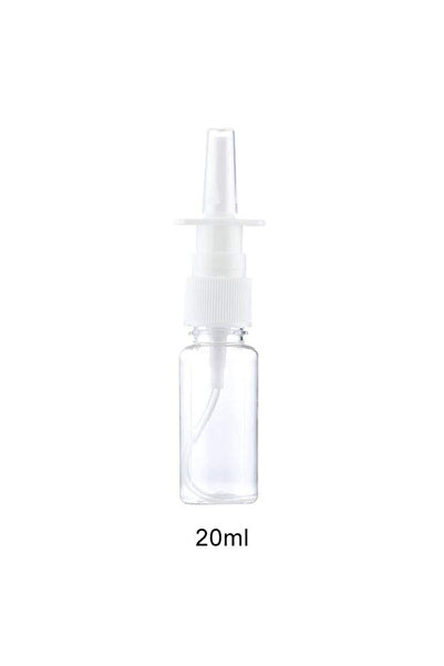 Choice3 20 مل 5 قطع 10 مل/20 مل/30 مل زجاجات بلاستيكية فارغة بيضاء لرش الأنف مضخة بخاخ رذاذ الأنف إعادة تعبئة