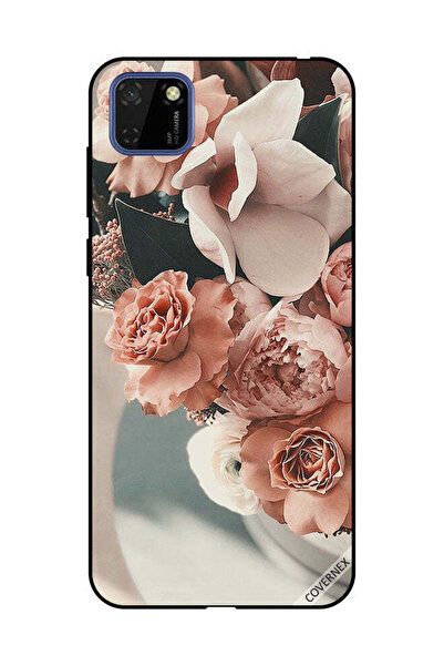 Covernex غطاء حماية لهاتف هواوي Y5P باقة زهور الخوخ
