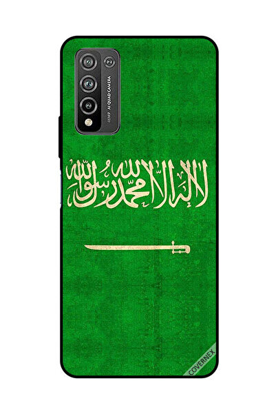 Covernex Protective Case Cover For Honor 10X Lite Saudi Arabia Flag Vintage