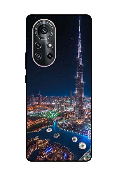 Covernex غطاء حماية لهاتف هواوي نوفا 8 برو 5G منظر ليلي لوسط المدينة