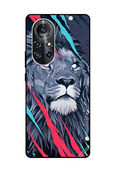 Covernex غطاء حماية لهاتف هواوي نوفا 8 برو 5G، رسم الأسد الملك