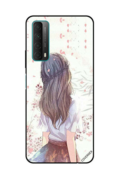 Covernex غطاء حماية لهاتف هواوي Y7A/P Smart 2021 فتاة لطيفة في تفكير عميق