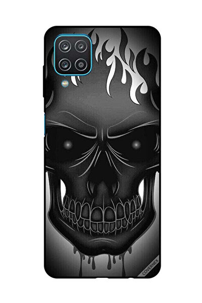 Covernex غطاء حماية لهاتف سامسونج جالاكسي A12/M12 برسومات جمجمة