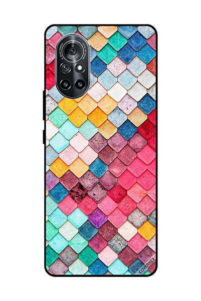 Covernex غطاء حماية لهاتف هواوي نوفا 8 5G بنمط مربع ماسي