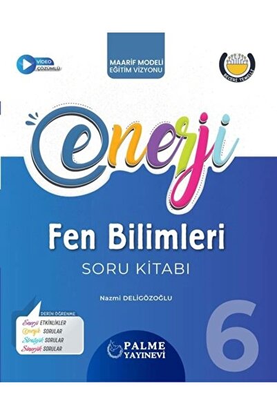 Palme Yayınevi Palme Yayınları 6. Sınıf Fen Bilimleri Enerji Soru Kitabı Yeni