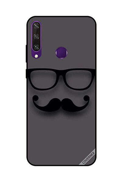 Covernex غطاء حماية لهاتف هواوي Y6P - زجاج أسود وشارب