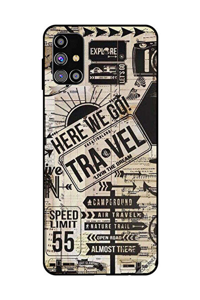 Covernex غطاء حماية لهاتف سامسونج جالكسي M31s "هنا نذهب للسفر"