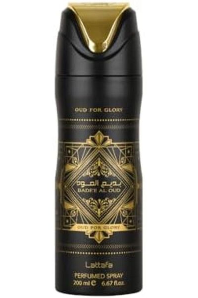 lattafa Bade'e Al Oud Oud For Glory Deodorant Spray for Everyone