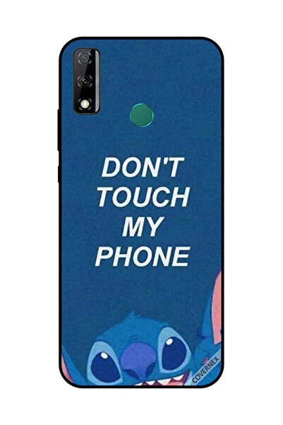Covernex Protective Case Cover For Huawei Y8S Don't Touch My Phone Blue