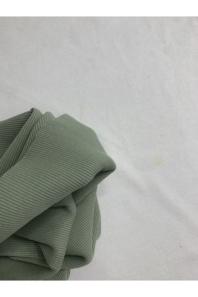 Yiğit Kumaş Mint Camisole (Ribbed) Fabric, Piece 30X130 cm