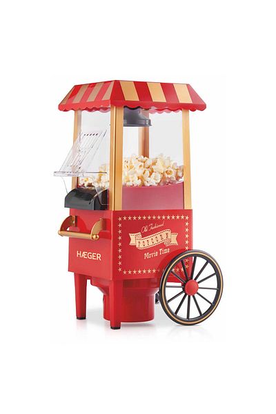 HAEGER Haeger POPPER 1200 W Popcorn Maker Red