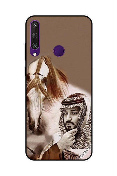 Covernex غطاء حماية لهاتف هواوي Y6P محمد بن سلمان أمام حصان