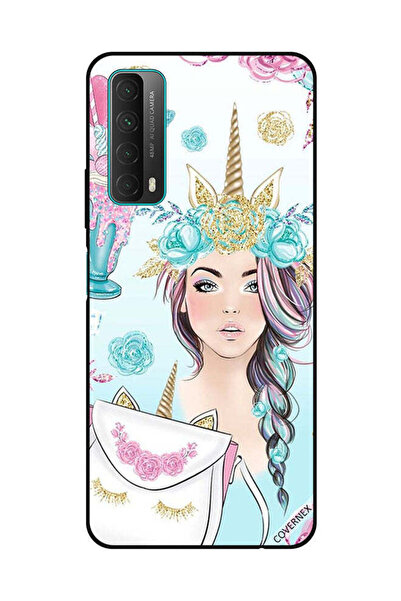 Covernex غطاء حماية لهاتف هواوي Y7A/P Smart 2021 رموش على الحقيبة وفتاة وحيد ...