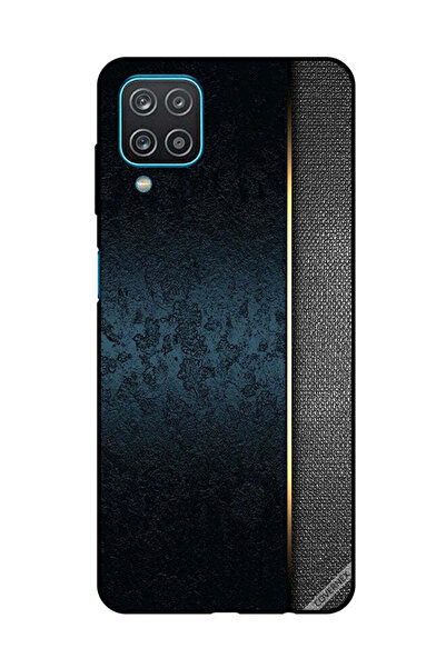 Covernex غطاء حماية لهاتف سامسونج جالاكسي A12/M12 بنقشة جلد أخضر داكن