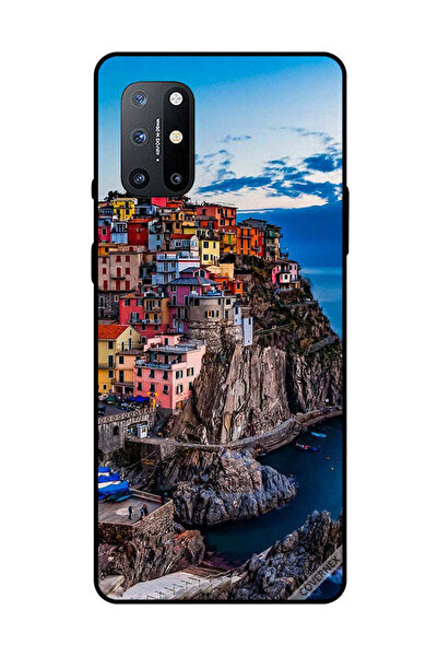 Covernex غطاء حماية لهاتف OnePlus 8T - منازل ملونة على البحر