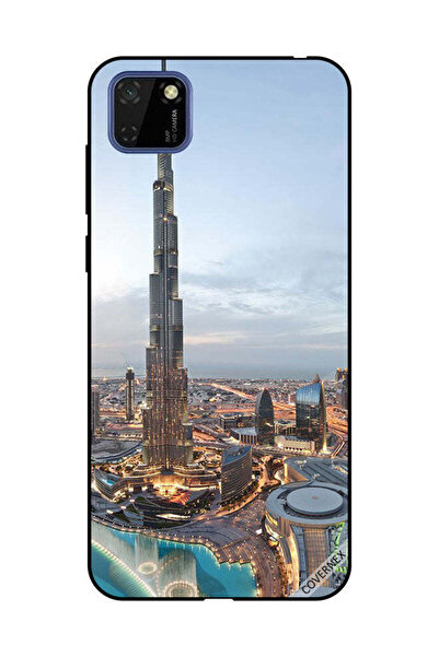 Covernex غطاء حماية لهاتف هواوي Y5P منظر جميل لوسط مدينة دبي