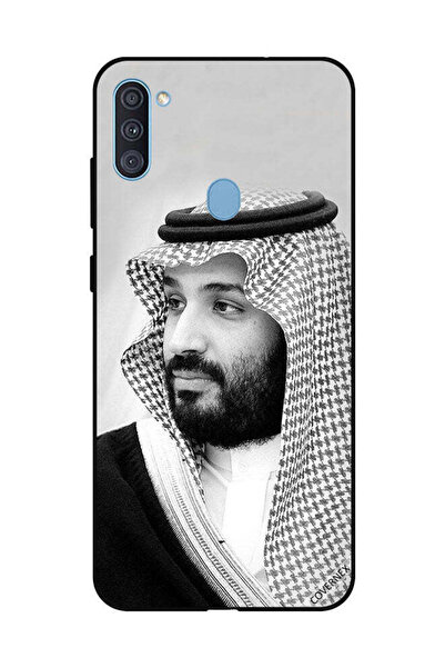 Covernex غطاء حماية لهاتف سامسونج جالاكسي A11 صورة محمد بن سلمان بالأبيض والأسود