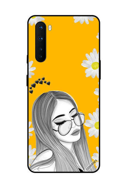 Covernex غطاء حماية لهاتف OnePlus Nord - فتاة تحب خيالات النظارات