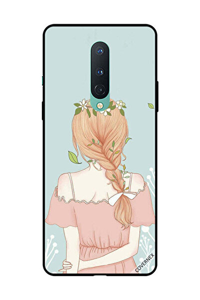 Covernex غطاء حماية لهاتف OnePlus 8 بفتاة واقفة بمظهر لطيف