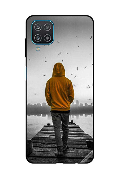 Covernex غطاء حماية لهاتف سامسونج جالاكسي A12/M12 - فتى حزين يمشي