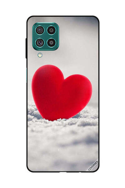 Covernex غطاء حماية لهاتف سامسونج جالاكسي M62/F62 - قلب أحمر جميل