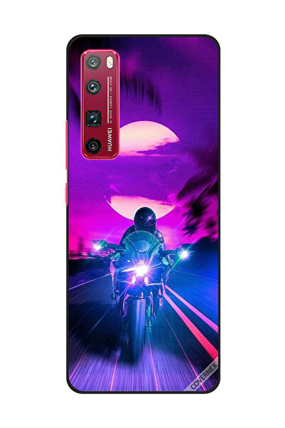 Covernex غطاء حماية لهاتف هواوي نوفا 7 برو - راكب الدراجة النارية يترك القمر ...