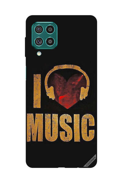 Covernex Protective Case Cover For Samsung Galaxy M62/F62 Vintage I Love Music