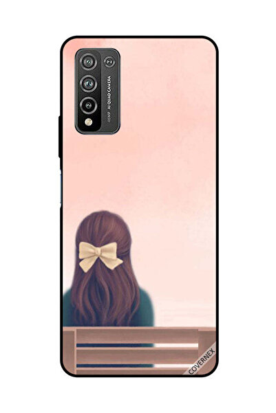 Covernex Protective Case Cover For Honor 10X Lite Lovely Girl Site On Bench