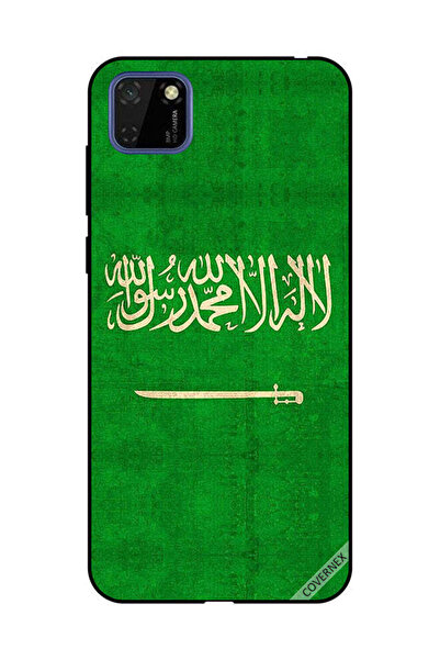Covernex غطاء حماية لهاتف هواوي Y5P بعلم المملكة العربية السعودية العتيق