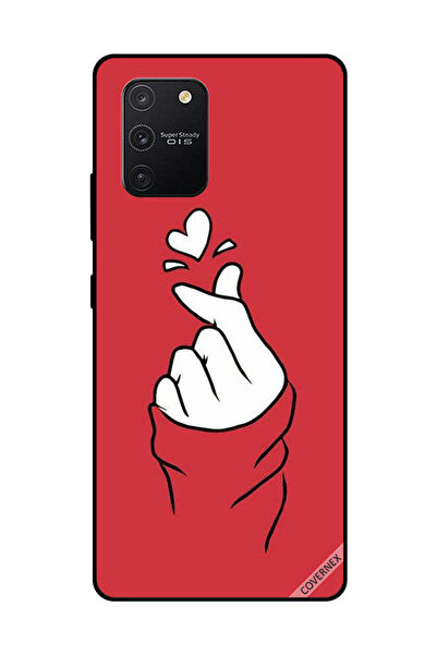 Covernex غطاء حماية لهاتف سامسونج جالاكسي S10 لايت سناب لوف أحمر