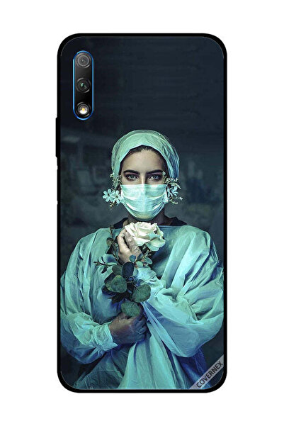 Covernex غطاء حماية لهاتف Honor 9X ممرضة تحمل زهرة