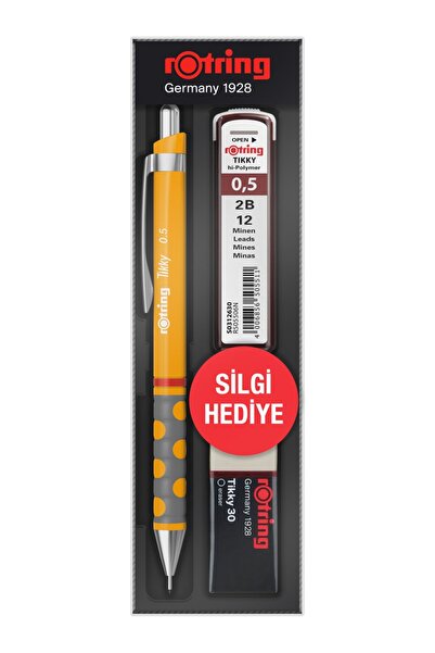 Rotring Okul Seti Tikky Rd Versatil Kalem 0.5+Min Silgi Hediyeli Mango Turuncu