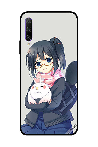 Covernex غطاء حماية لهاتف Honor 9X Pro فتاة تحمل حيوانًا أليفًا