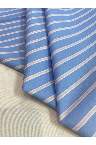 Yiğit Kumaş Striped Poplin Fabric