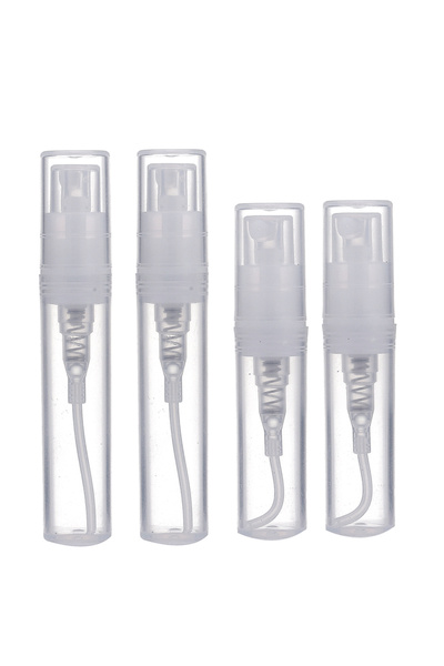 choice2 200 قطعة بلاستيكية 10 مل شفافة 200 قطعة 2/3/5/8/10 مل زجاجة صغيرة قاب...