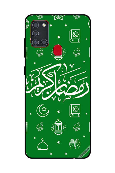 Covernex غطاء حماية لهاتف سامسونج جالاكسي A21S - رمضان كريم - أخضر