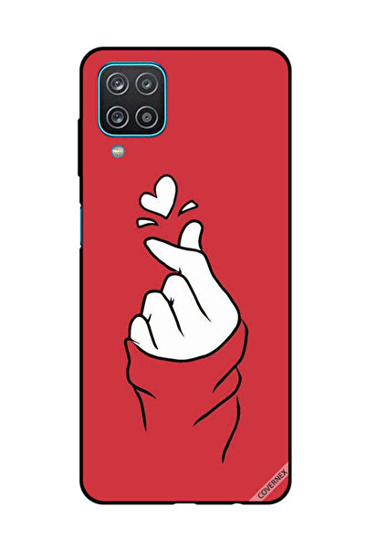 Covernex غطاء حماية لهاتف سامسونج جالاكسي A12/M12 سناب لوف أحمر