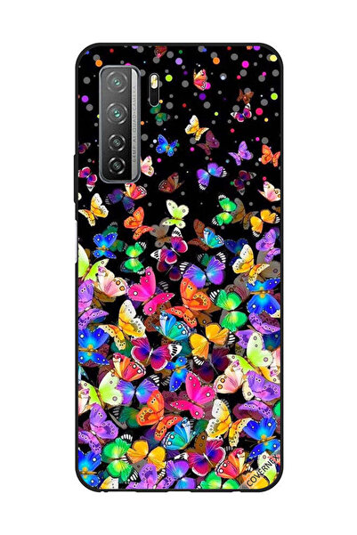 Covernex غطاء حماية لهاتف هواوي نوفا 7SE/P40 لايت 5G - فراشات صغيرة متعددة ال...