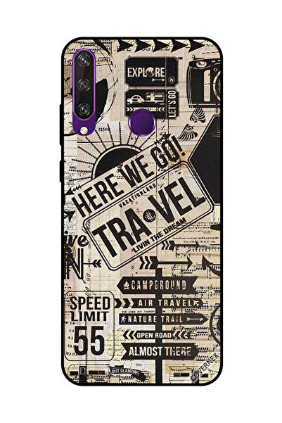 Covernex غطاء حماية لهاتف هواوي Y6P Here We Go Travel