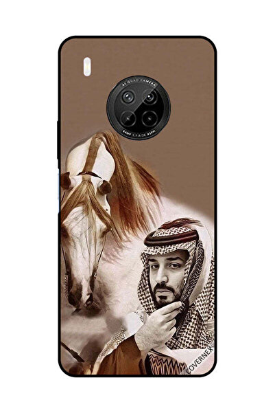 Covernex غطاء حماية لهاتف هواوي Y9A محمد بن سلمان أمام حصان