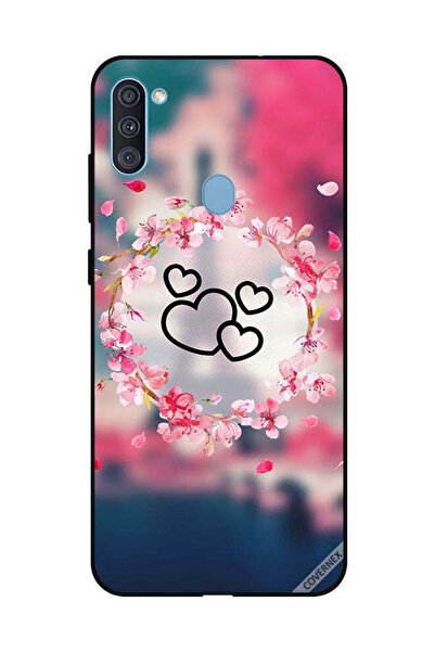 Covernex غطاء حماية لهاتف سامسونج جالاكسي A11 قلوب سوداء