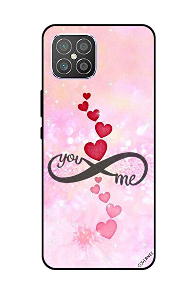 Covernex غطاء حماية لهاتف هواوي نوفا 8 إس إي - قلوب حمراء ووردية - يو إنفينيت...