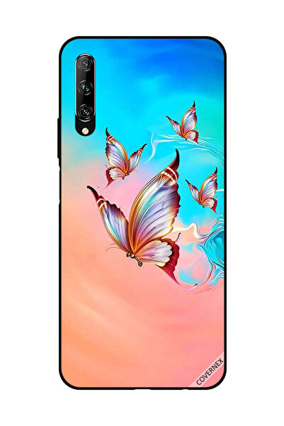 Covernex غطاء حماية لهاتف هواوي Y9S - فراشات تحلق فوق لون الطلاء